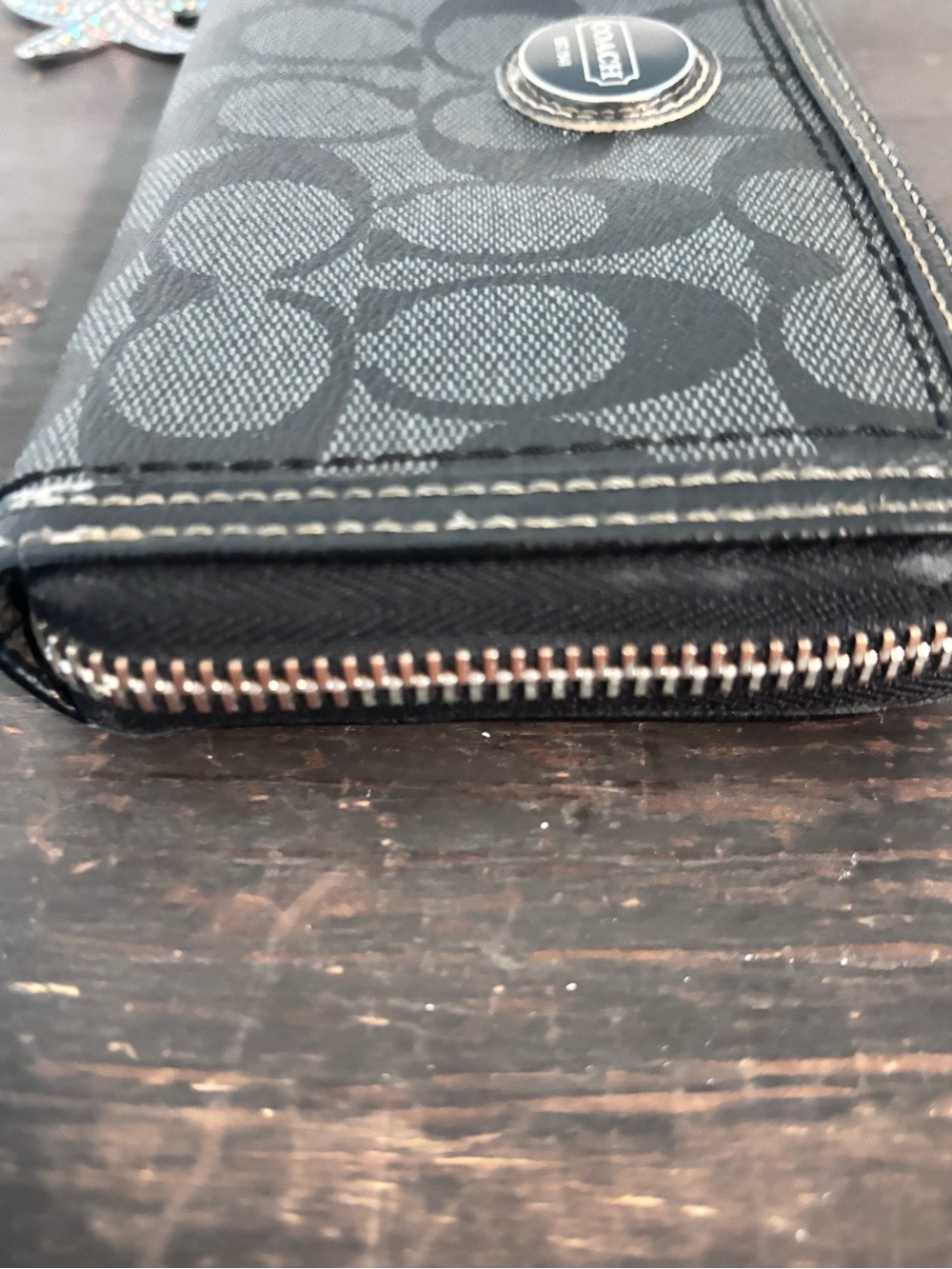 Upcycled Coach Signature Wallet - Picture 5 of 9